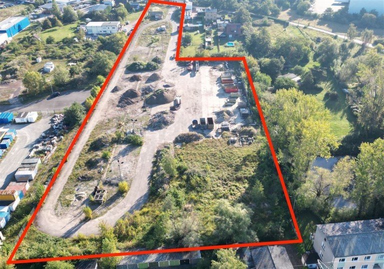Luftbild Windmuehlenstr Magdeburg Grundst�ck Attraktives Gewerbegrundst�ck in Magdeburg-Rothensee