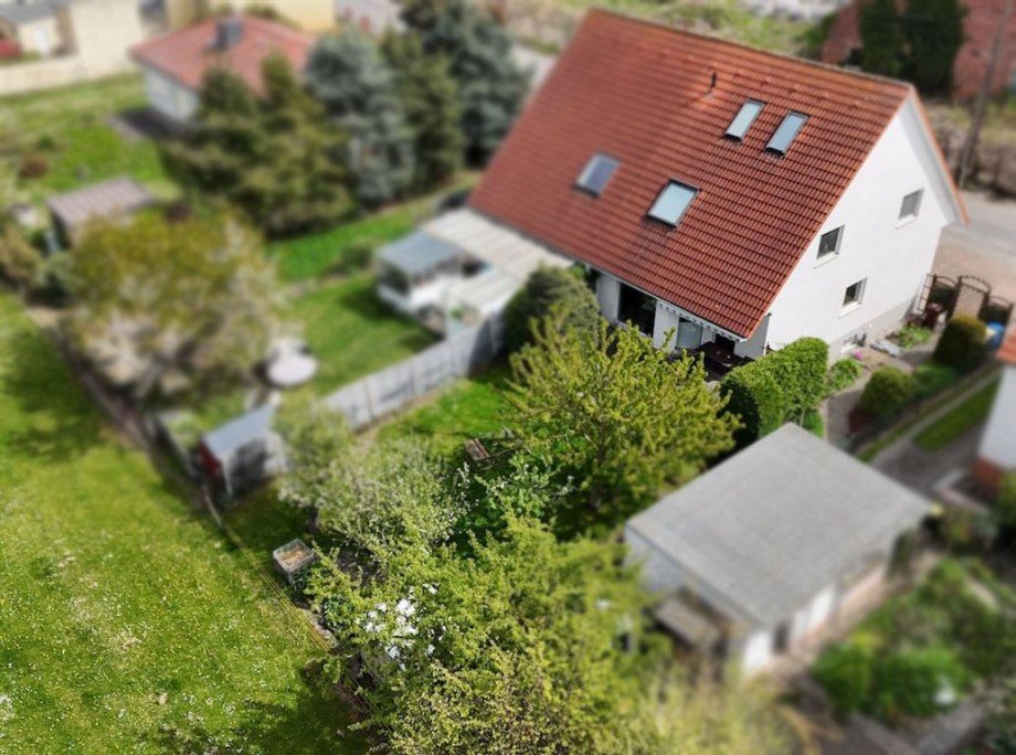 Giebelseite Doppelhaush�lfte Magdeburg