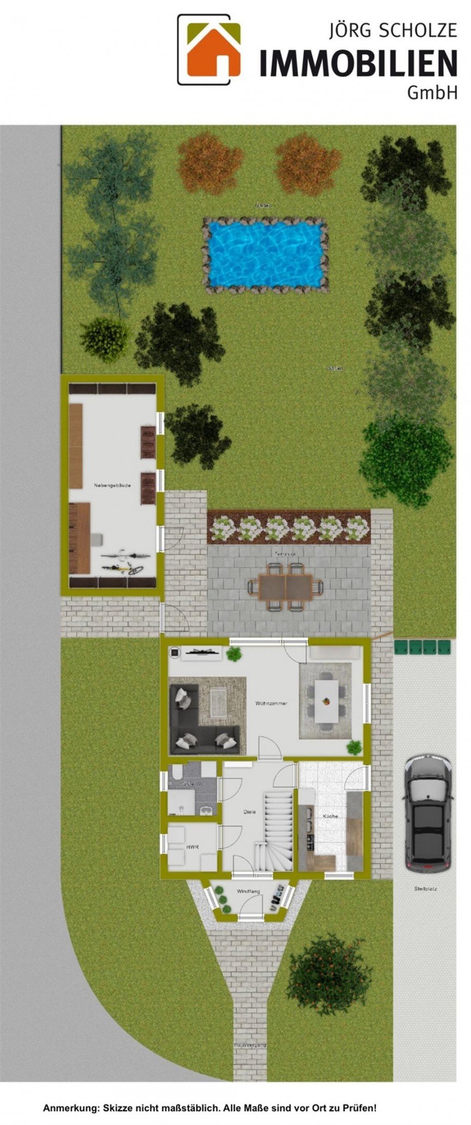 Au�enbereich Einfamilienhaus Sch�nebeck (Elbe)